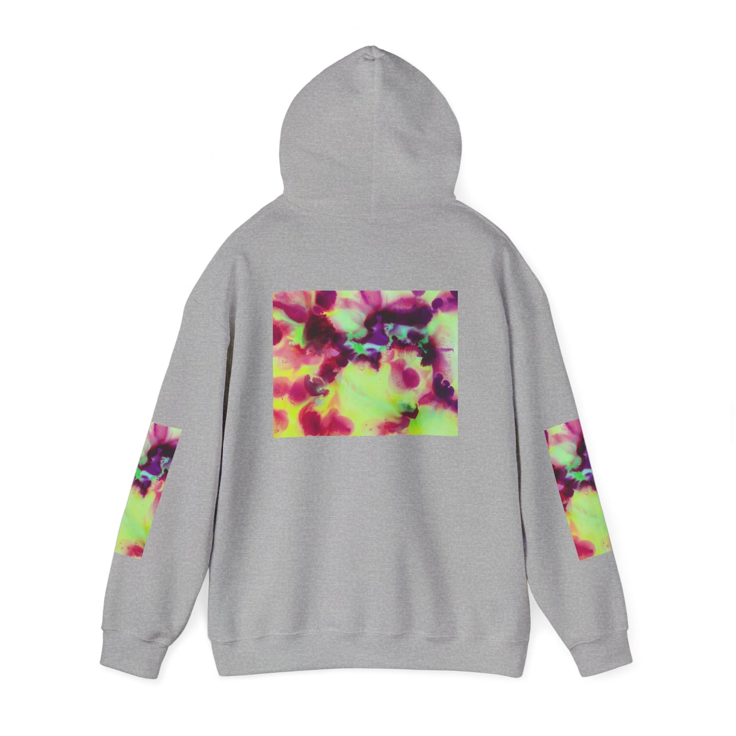 Vibrant Floral Hooded Sweatshirt