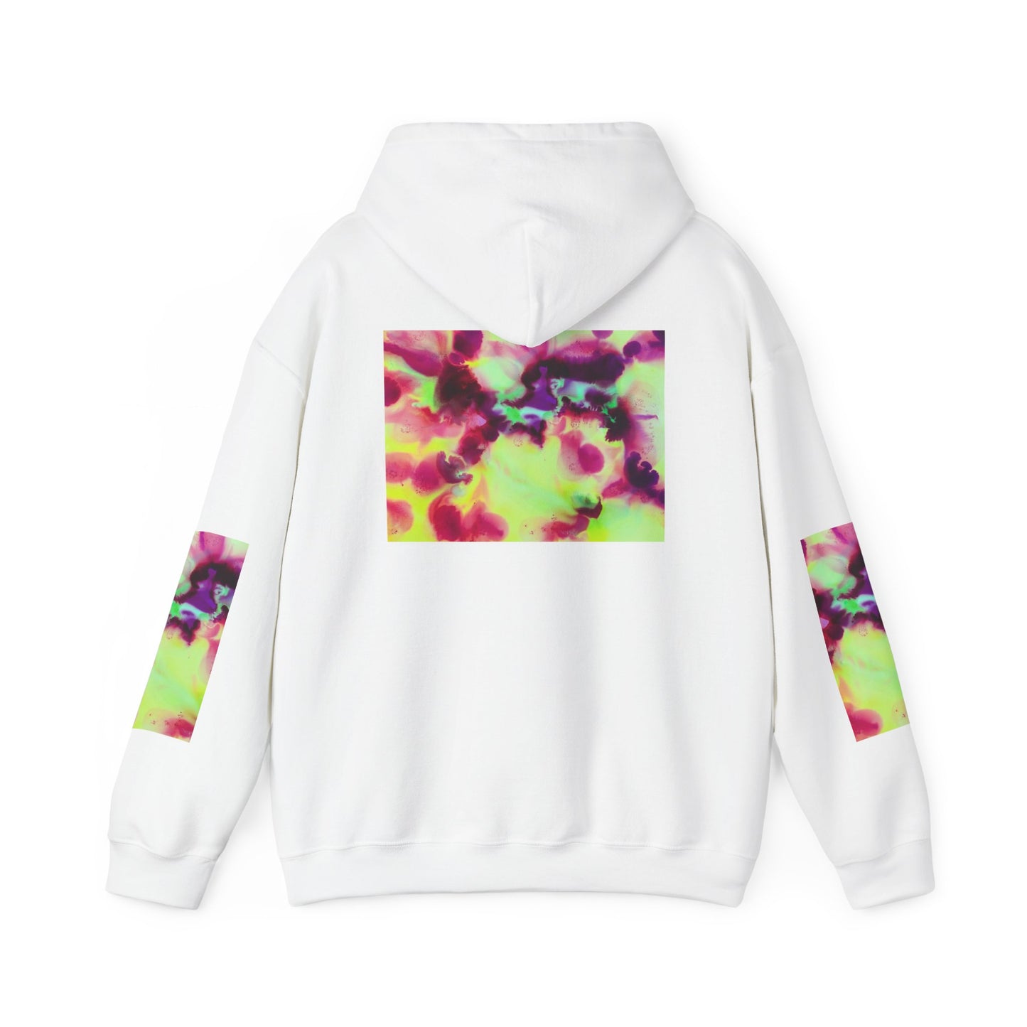 Vibrant Floral Hooded Sweatshirt