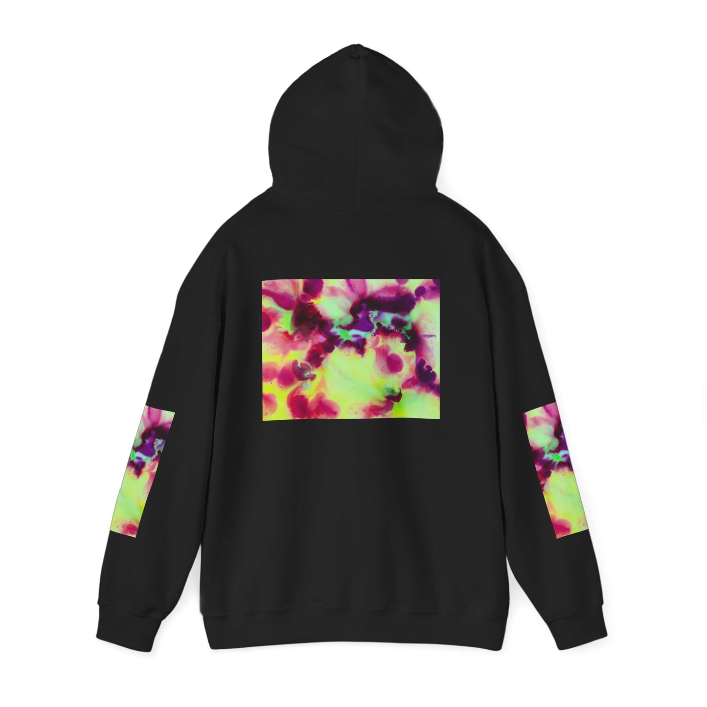 Vibrant Floral Hooded Sweatshirt