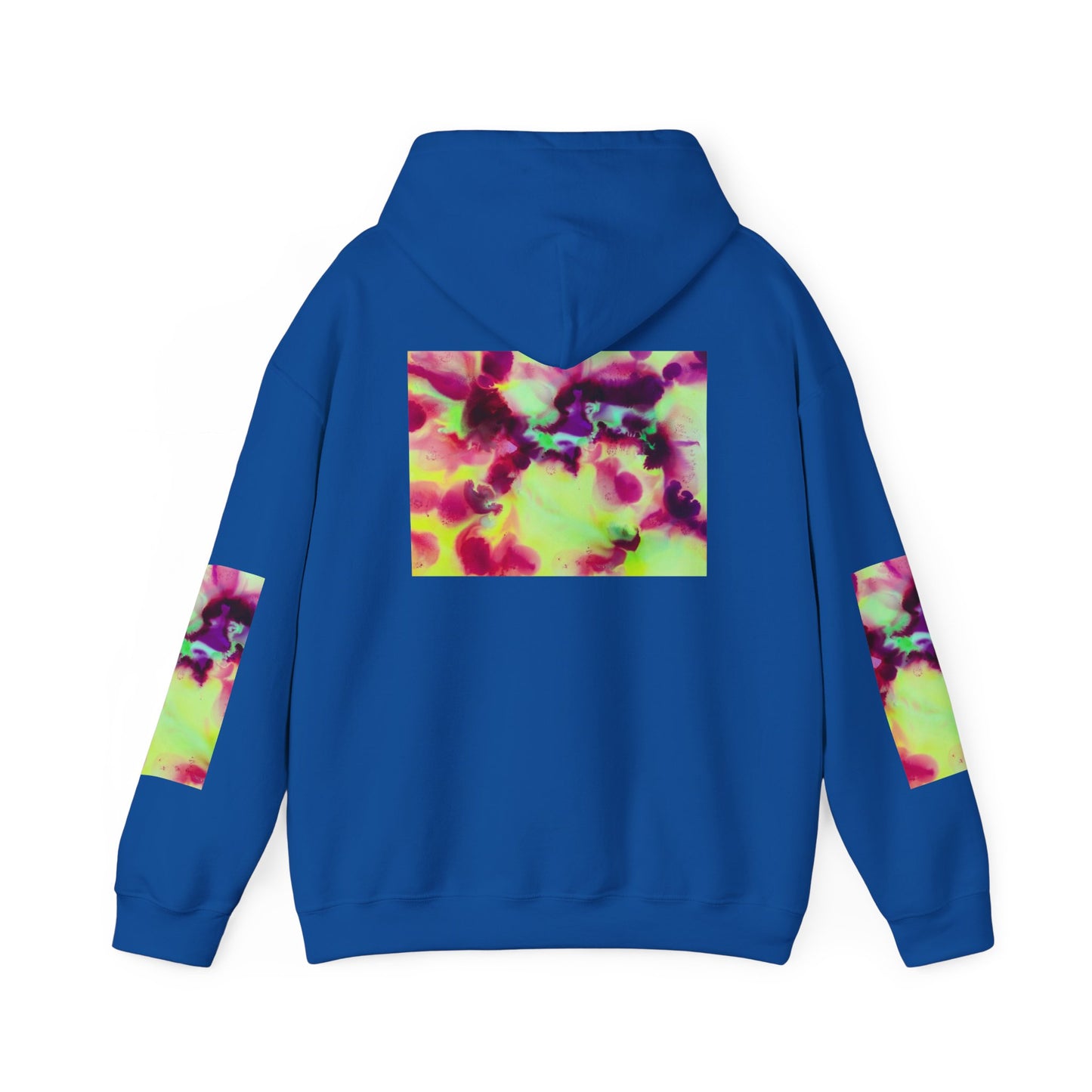 Vibrant Floral Hooded Sweatshirt