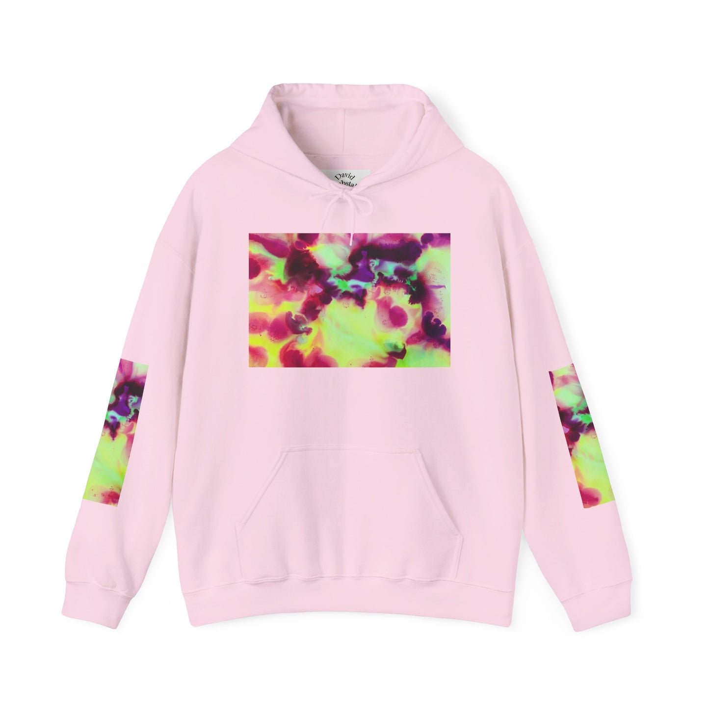 Vibrant Floral Hooded Sweatshirt