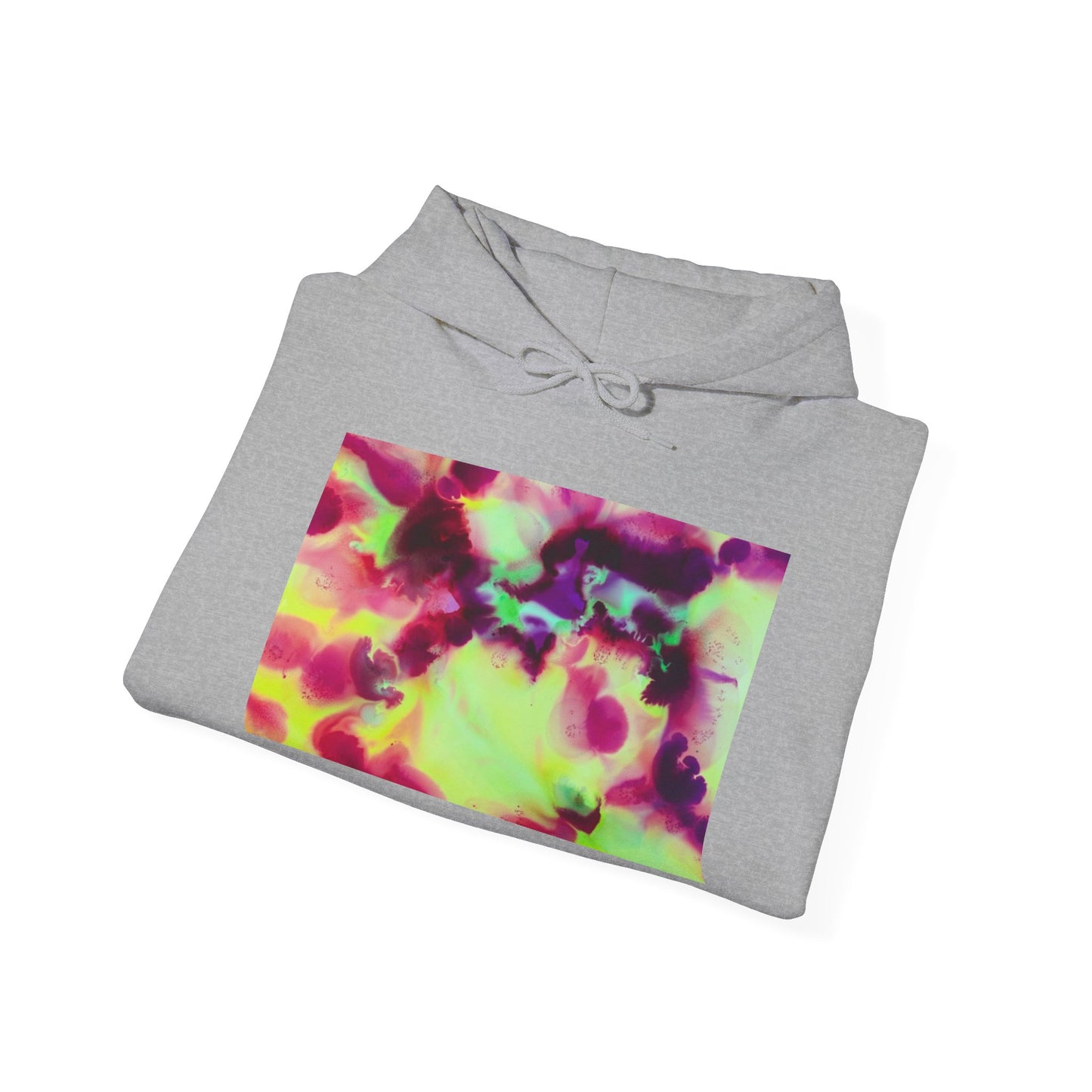 Vibrant Floral Hooded Sweatshirt