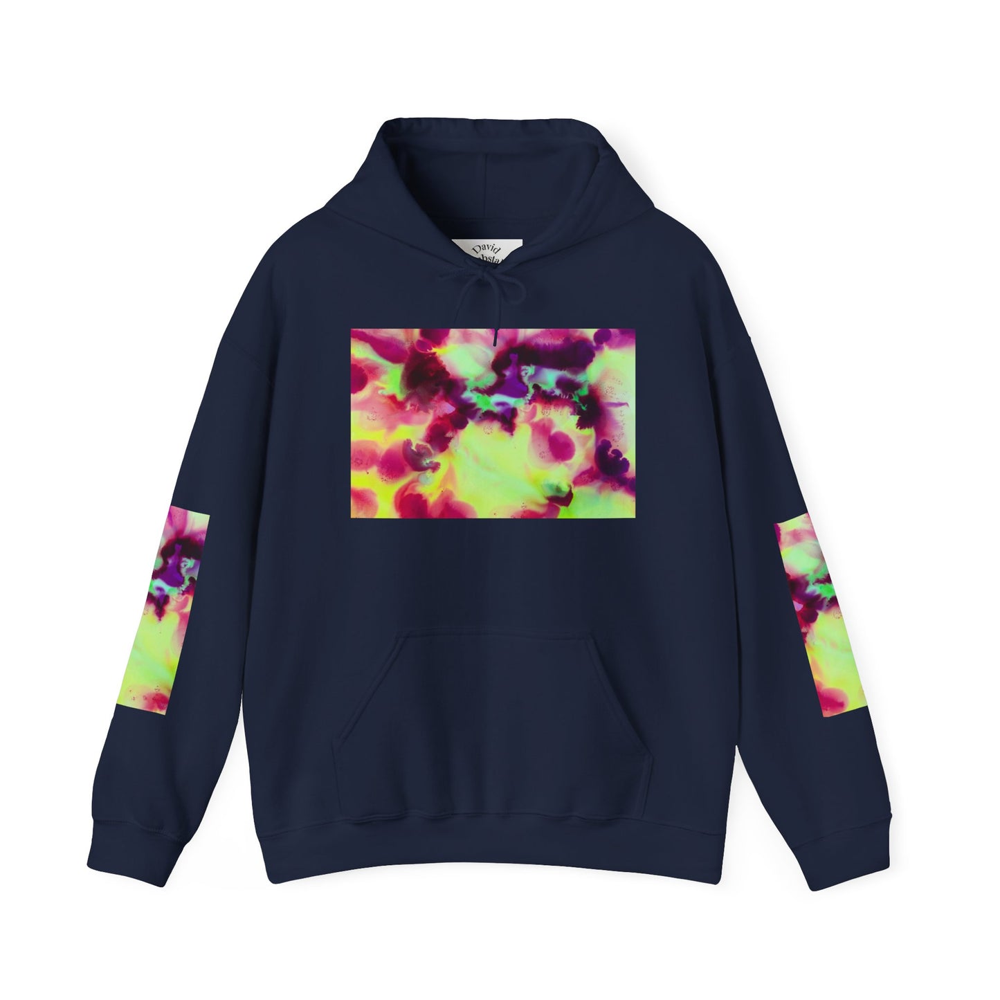 Vibrant Floral Hooded Sweatshirt
