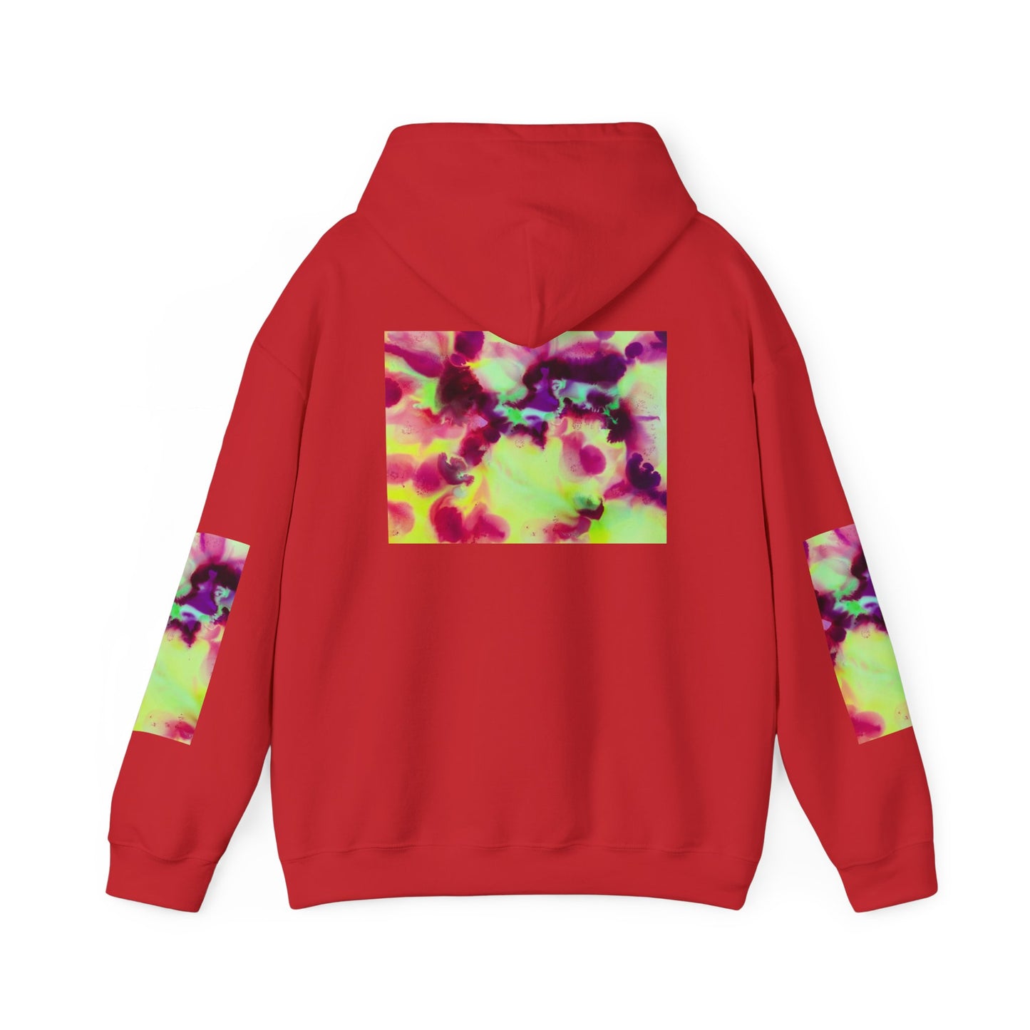 Vibrant Floral Hooded Sweatshirt