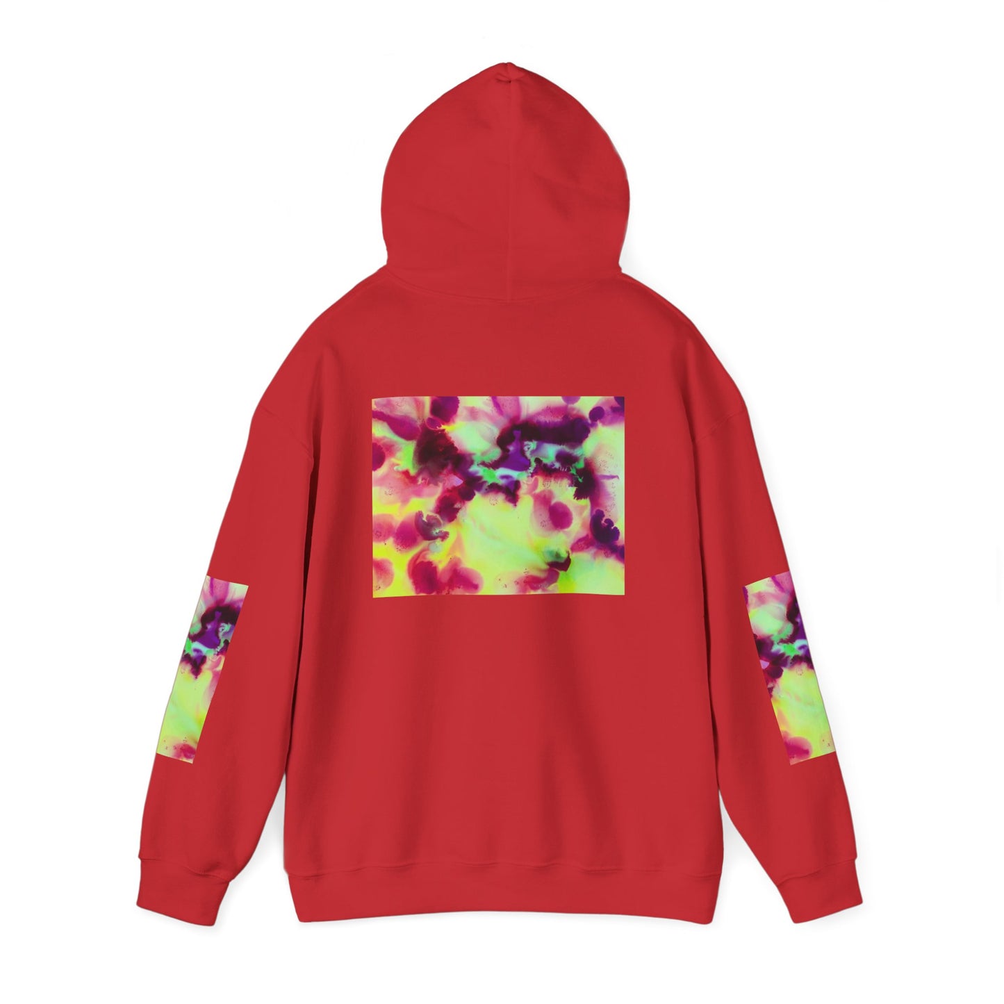 Vibrant Floral Hooded Sweatshirt