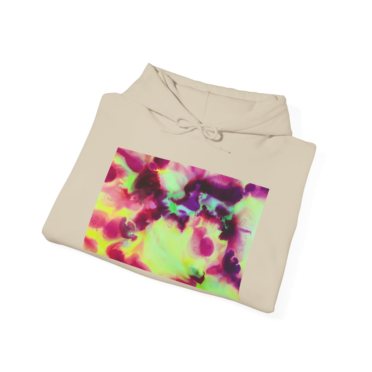 Vibrant Floral Hooded Sweatshirt