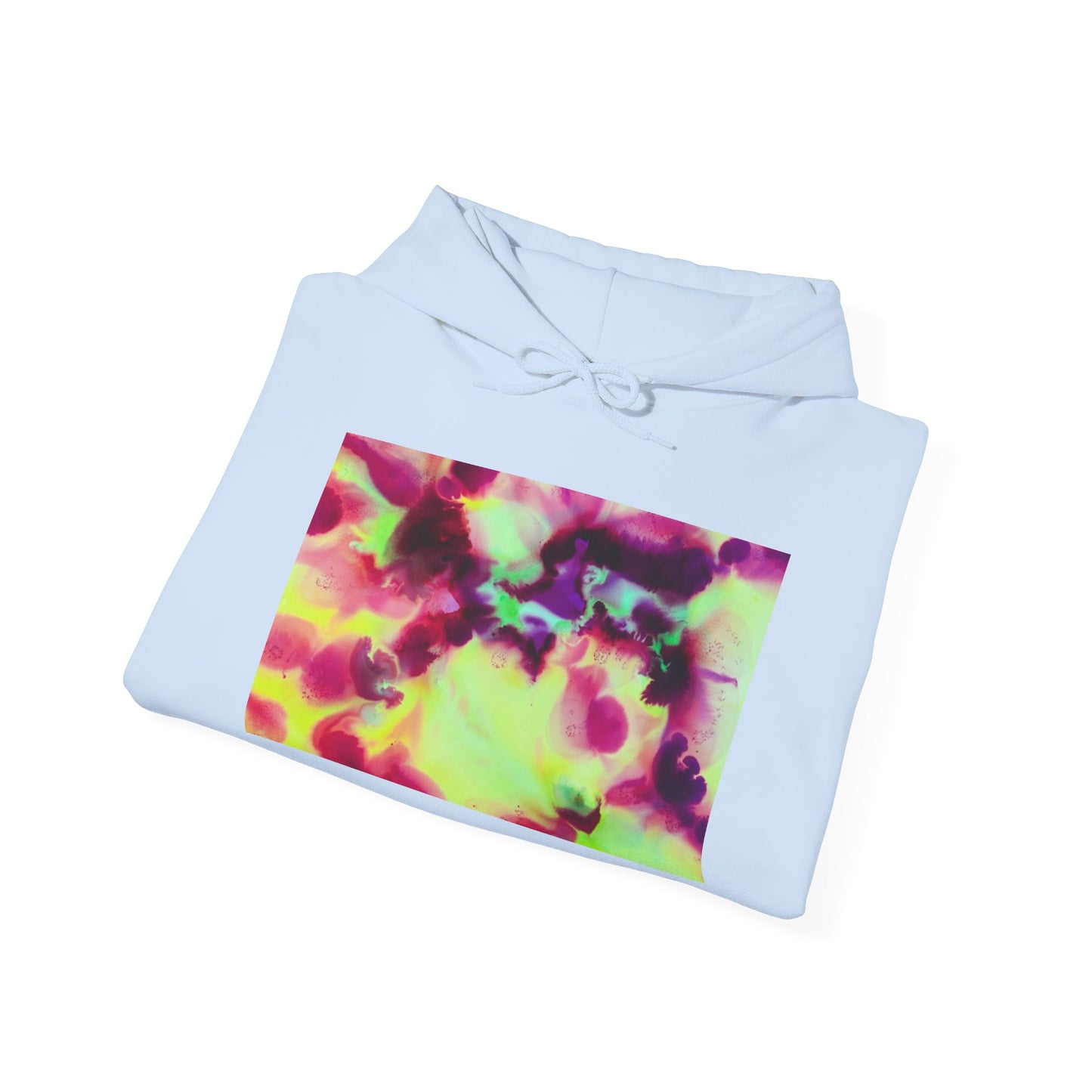 Vibrant Floral Hooded Sweatshirt
