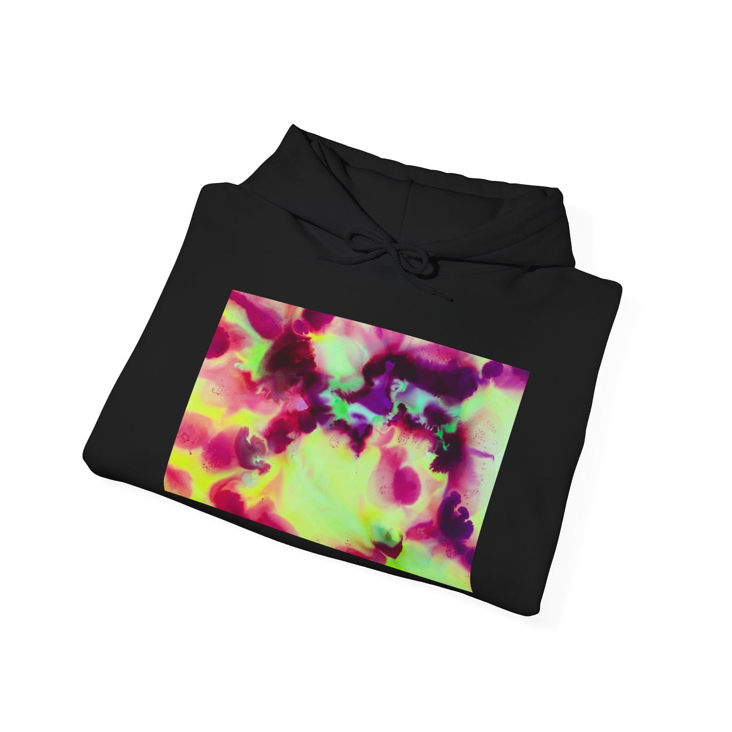 Vibrant Floral Hooded Sweatshirt