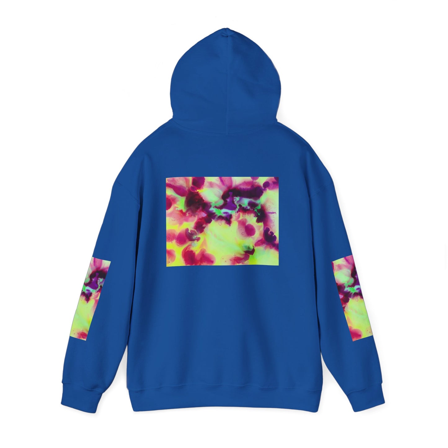 Vibrant Floral Hooded Sweatshirt