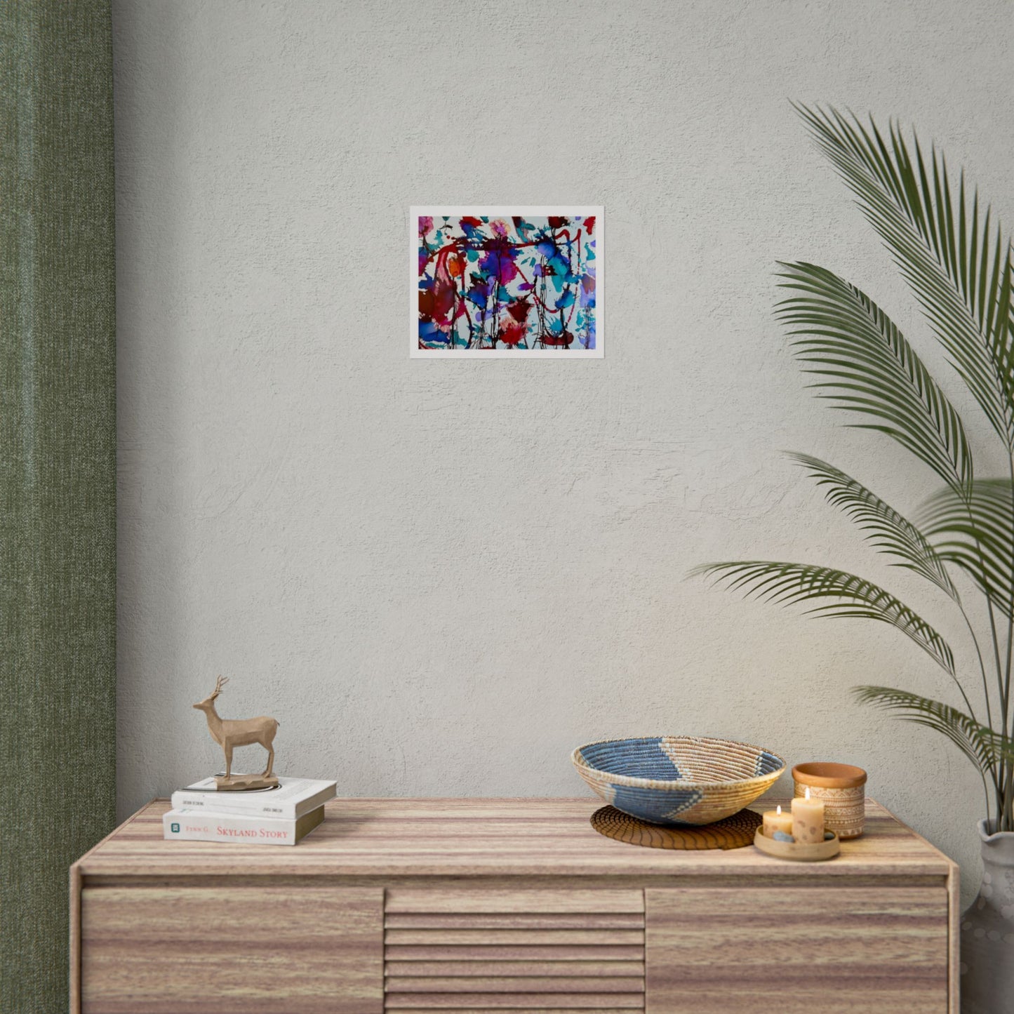 Vibrant Abstract Art Print "In Bloom"