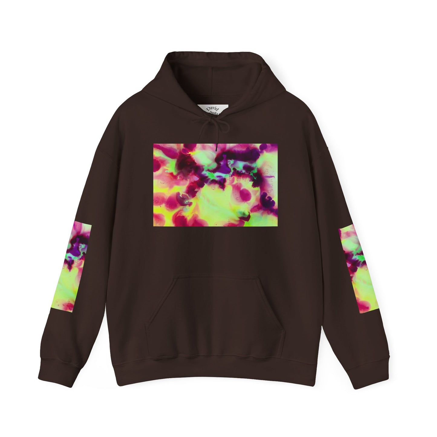 Vibrant Floral Hooded Sweatshirt