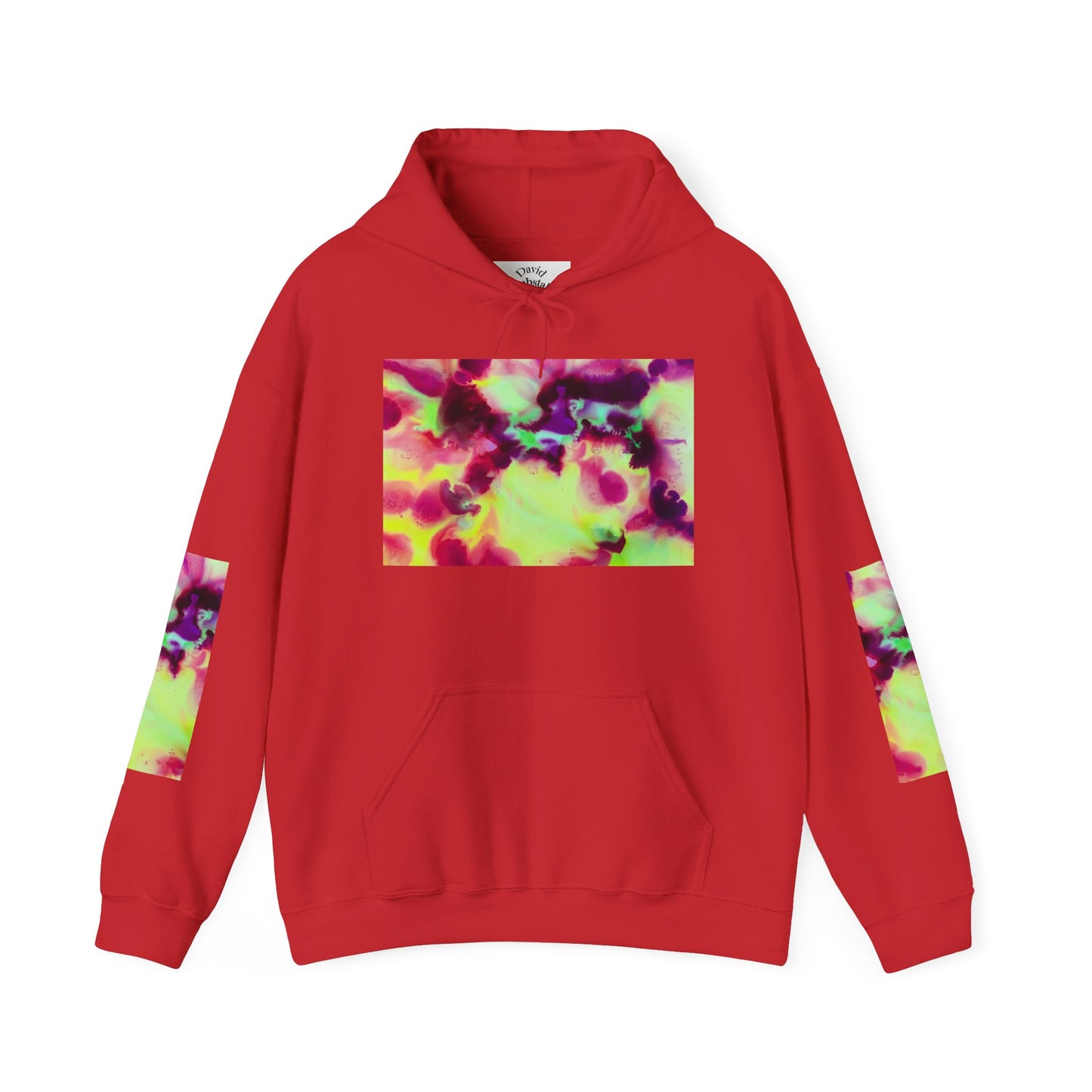 Vibrant Floral Hooded Sweatshirt