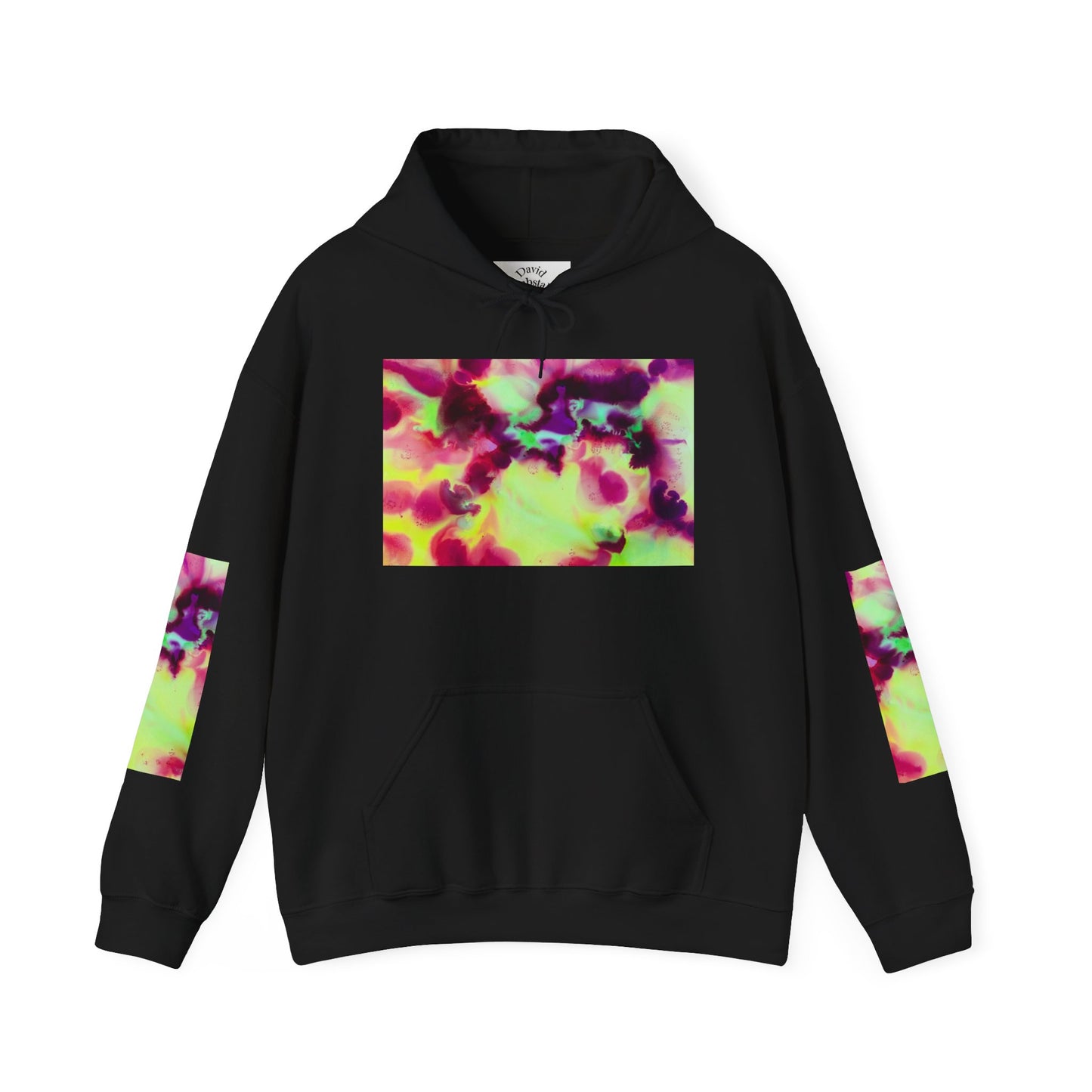 Vibrant Floral Hooded Sweatshirt
