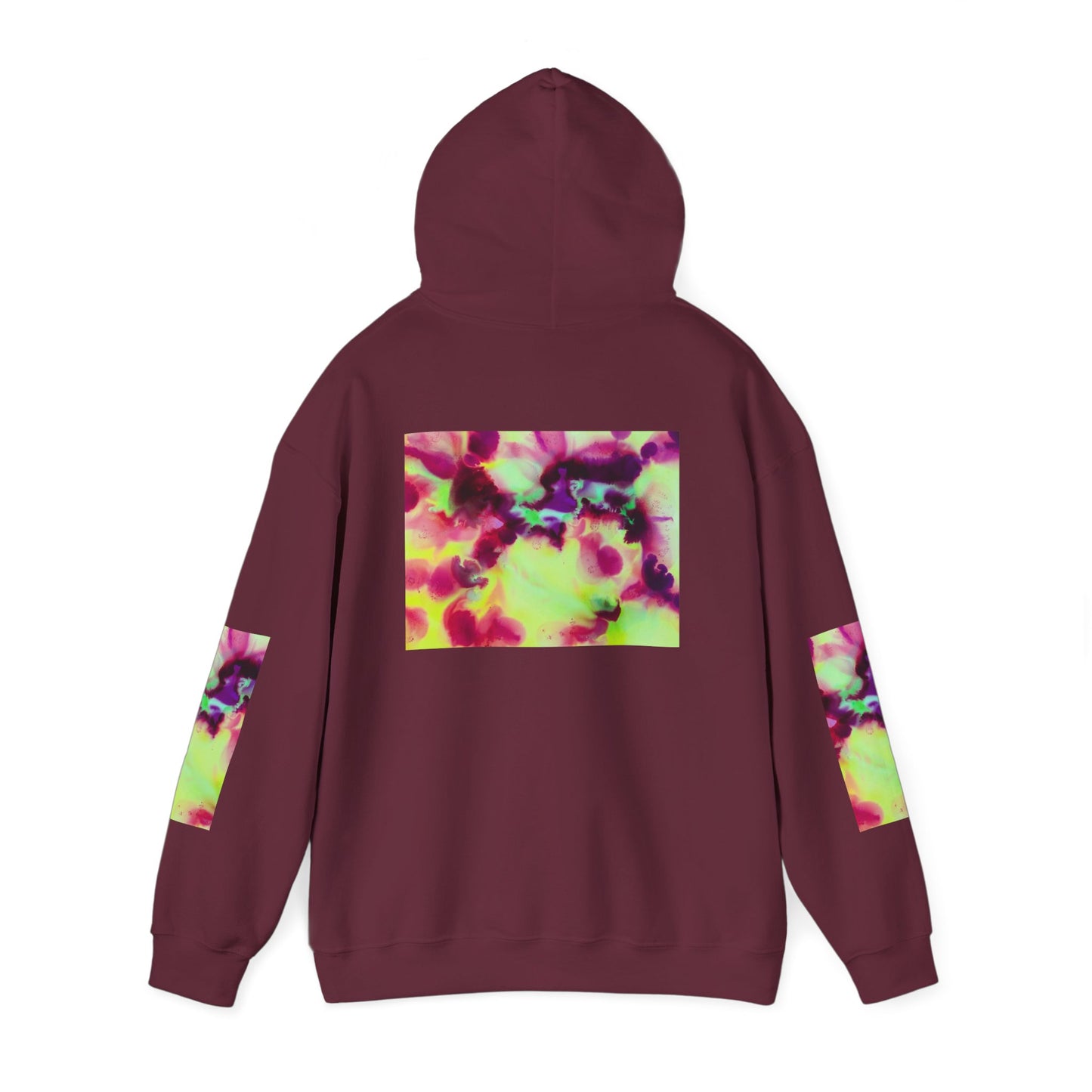 Vibrant Floral Hooded Sweatshirt