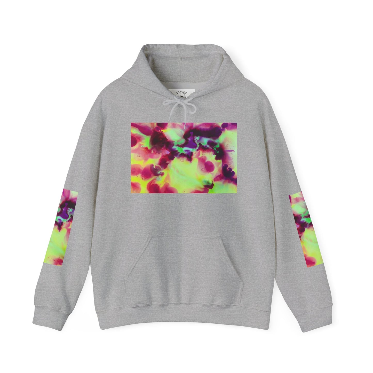 Vibrant Floral Hooded Sweatshirt