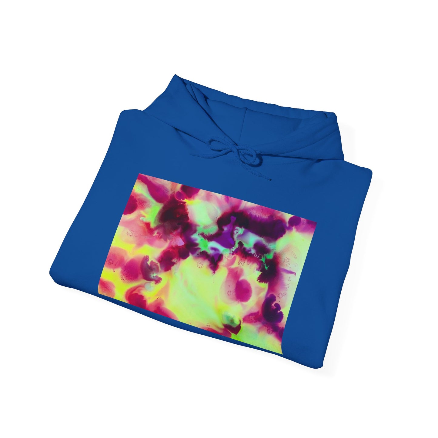 Vibrant Floral Hooded Sweatshirt