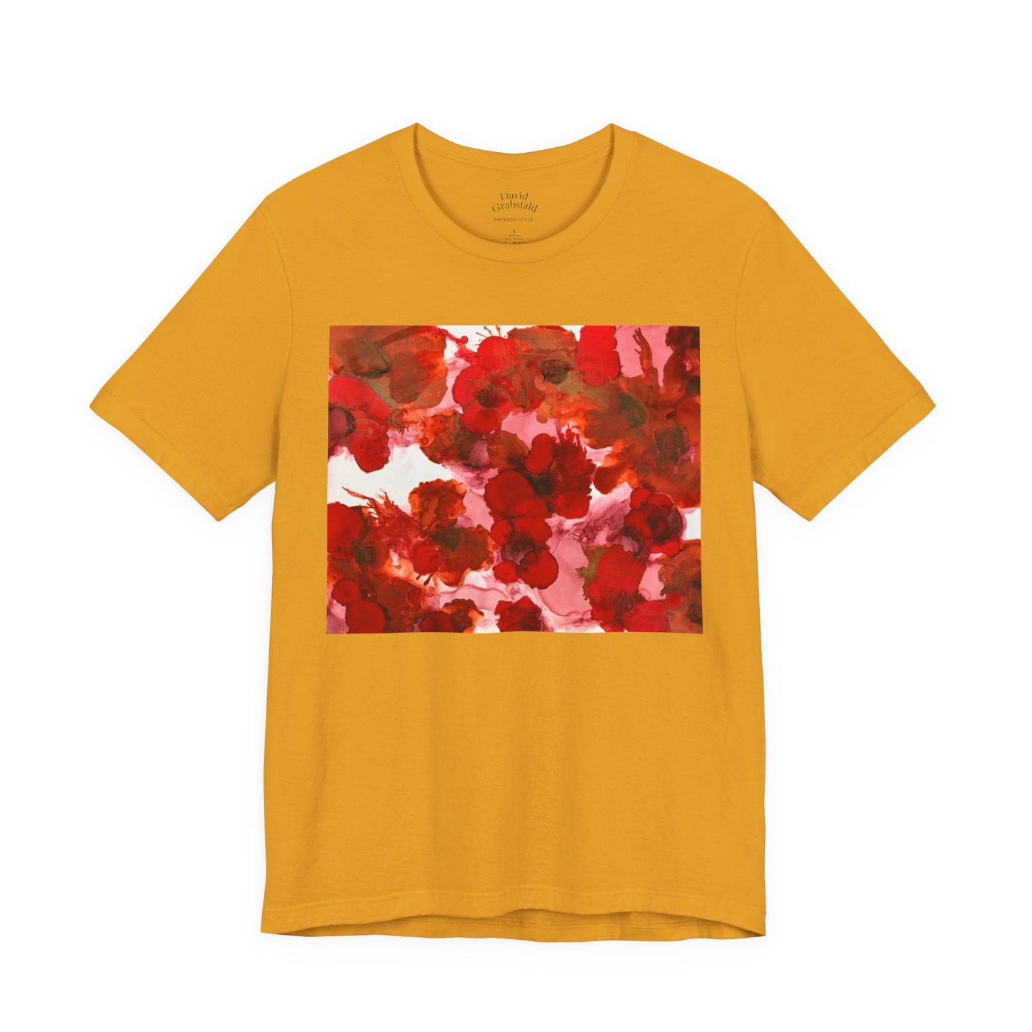 Floral Watercolor Poppy Tee — Red Blossom Graphic T-Shirt