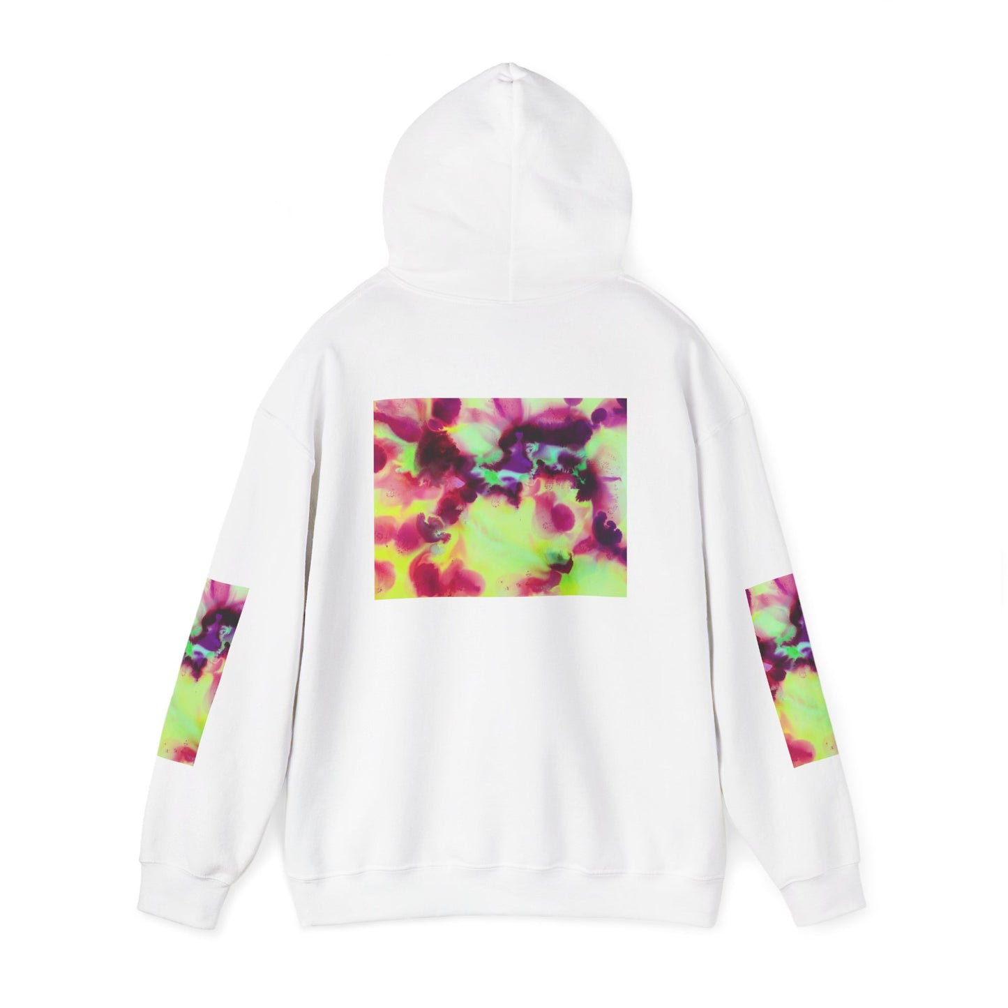 Vibrant Floral Hooded Sweatshirt