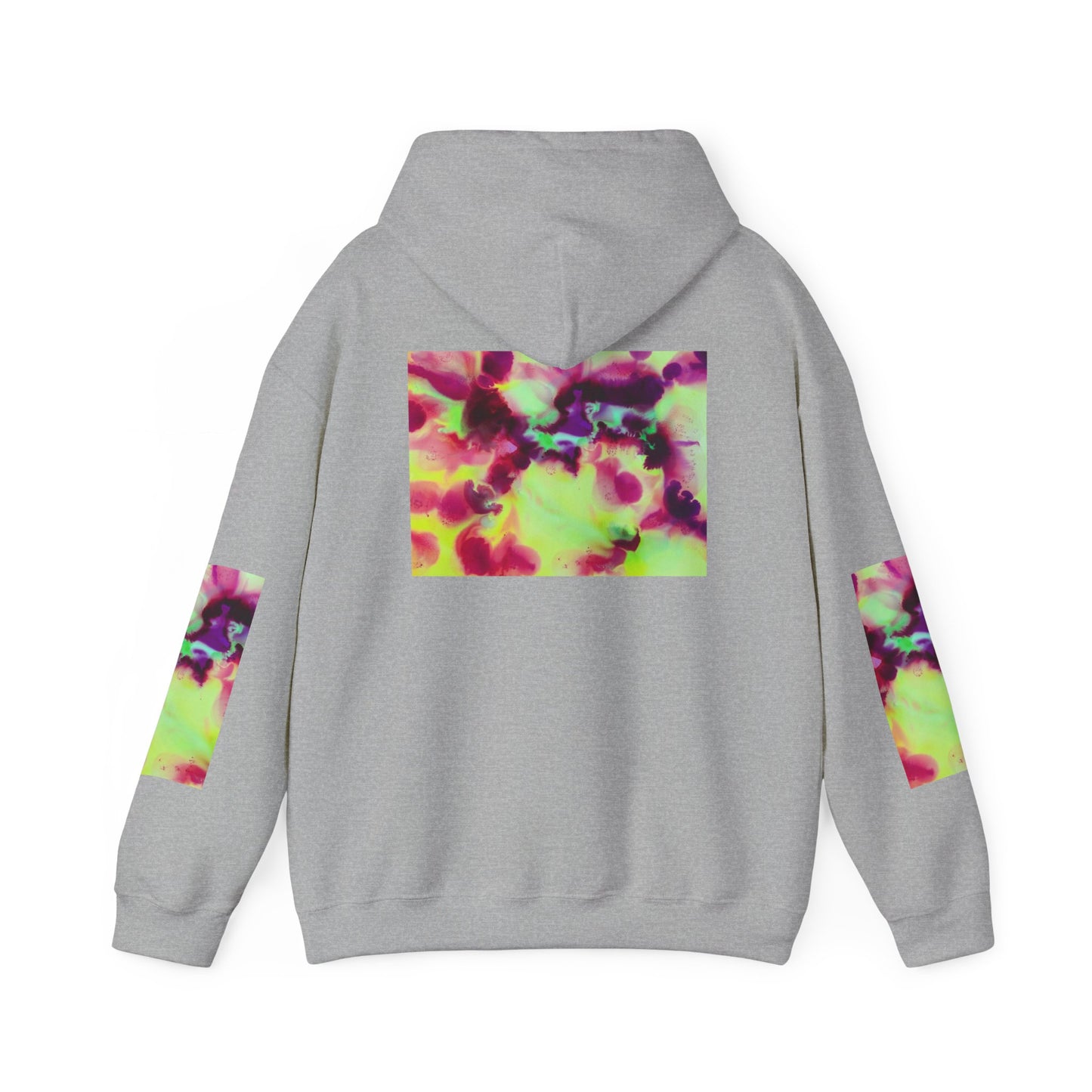 Vibrant Floral Hooded Sweatshirt