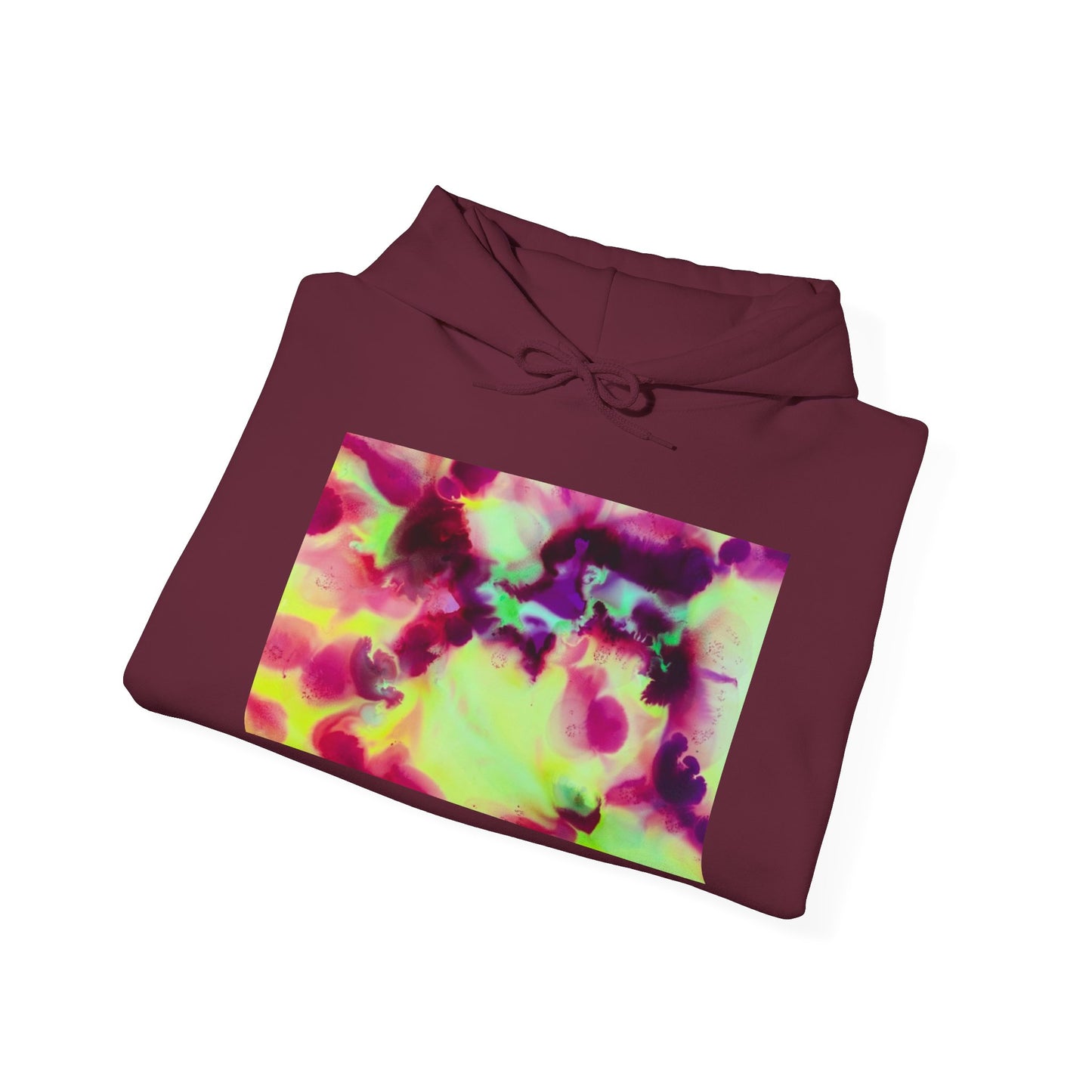 Vibrant Floral Hooded Sweatshirt