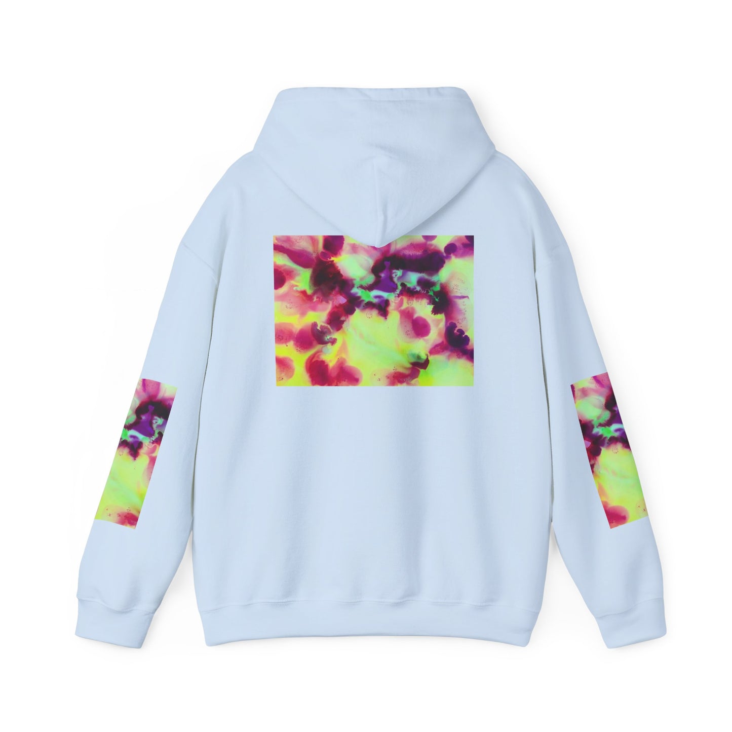 Vibrant Floral Hooded Sweatshirt