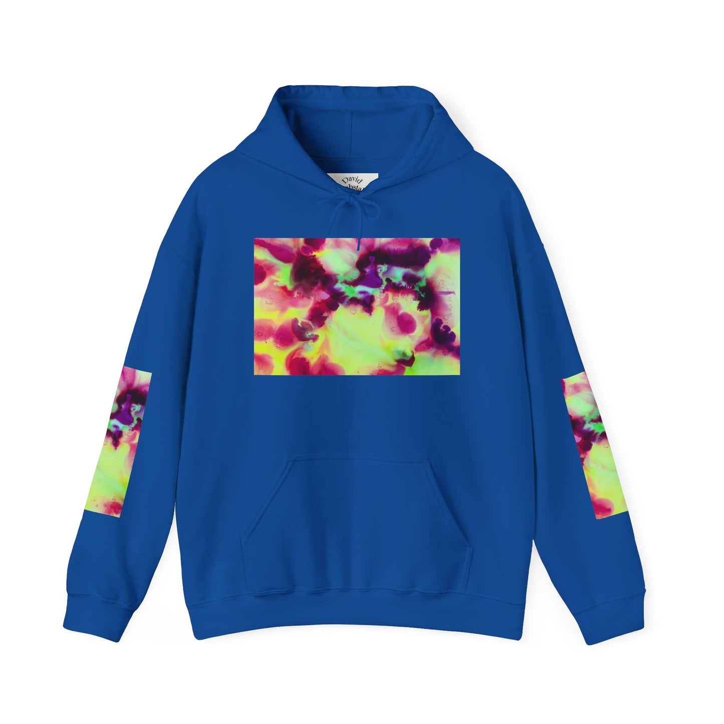 Vibrant Floral Hooded Sweatshirt