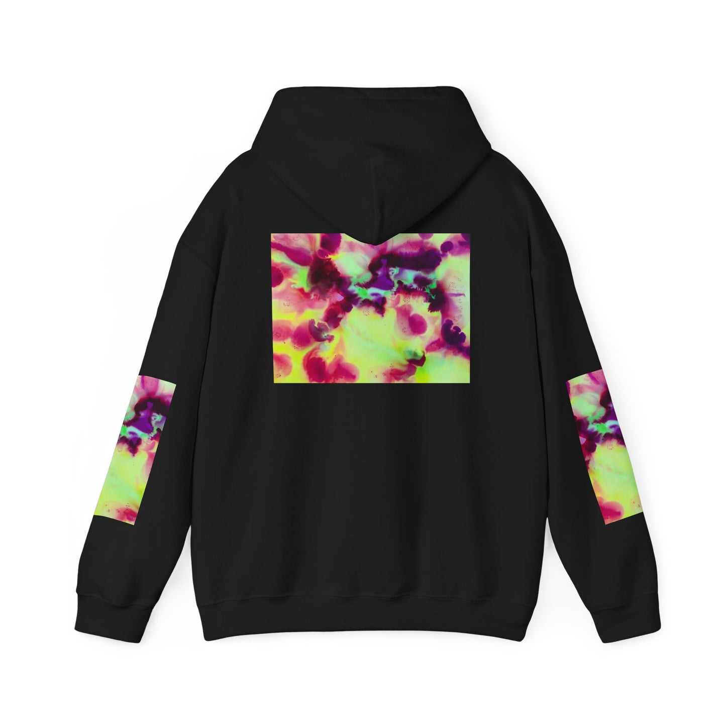 Vibrant Floral Hooded Sweatshirt
