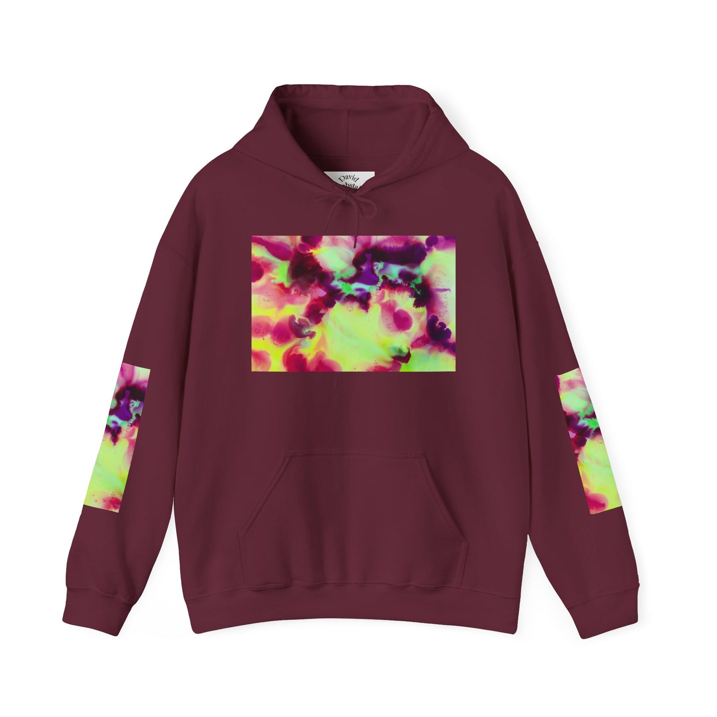Vibrant Floral Hooded Sweatshirt