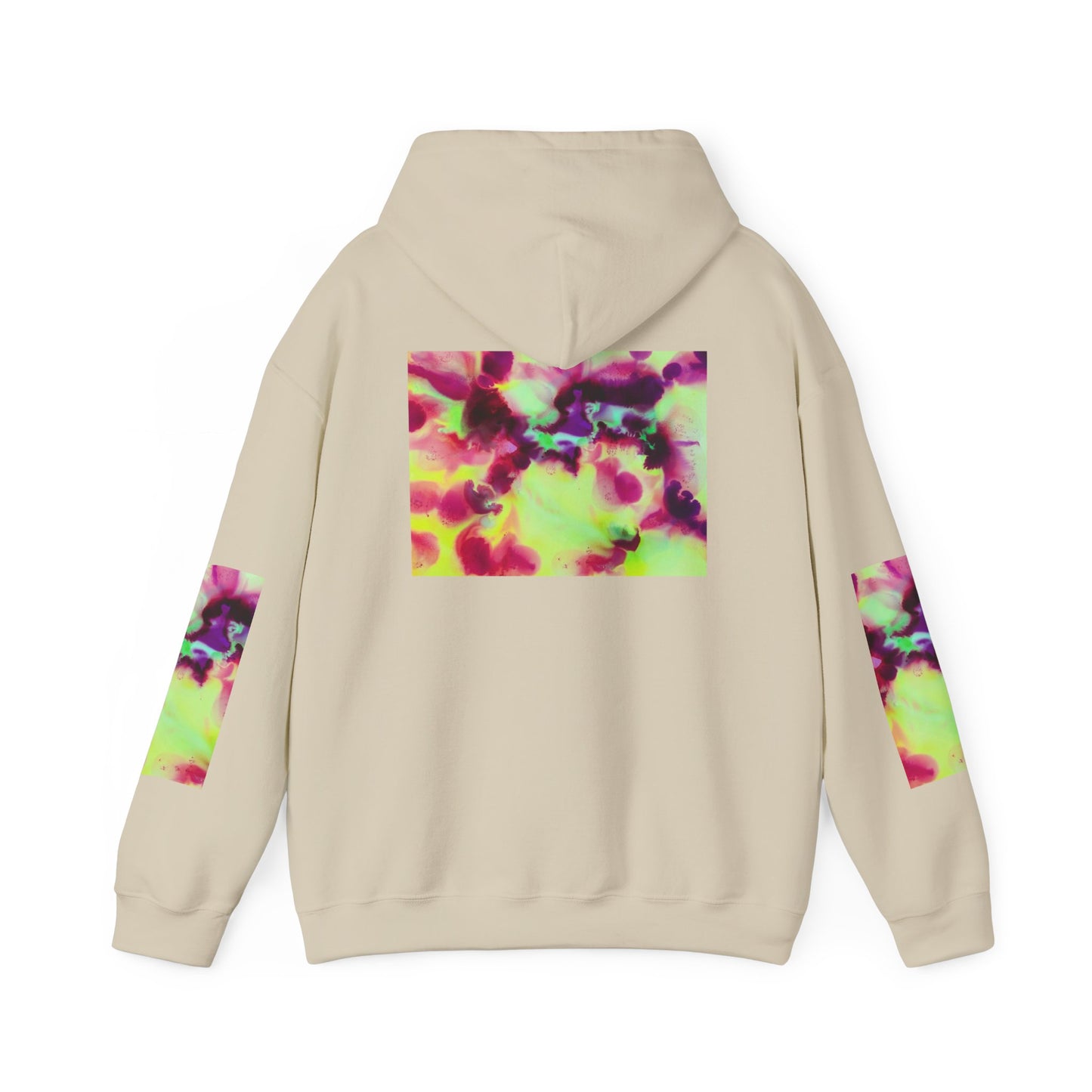 Vibrant Floral Hooded Sweatshirt