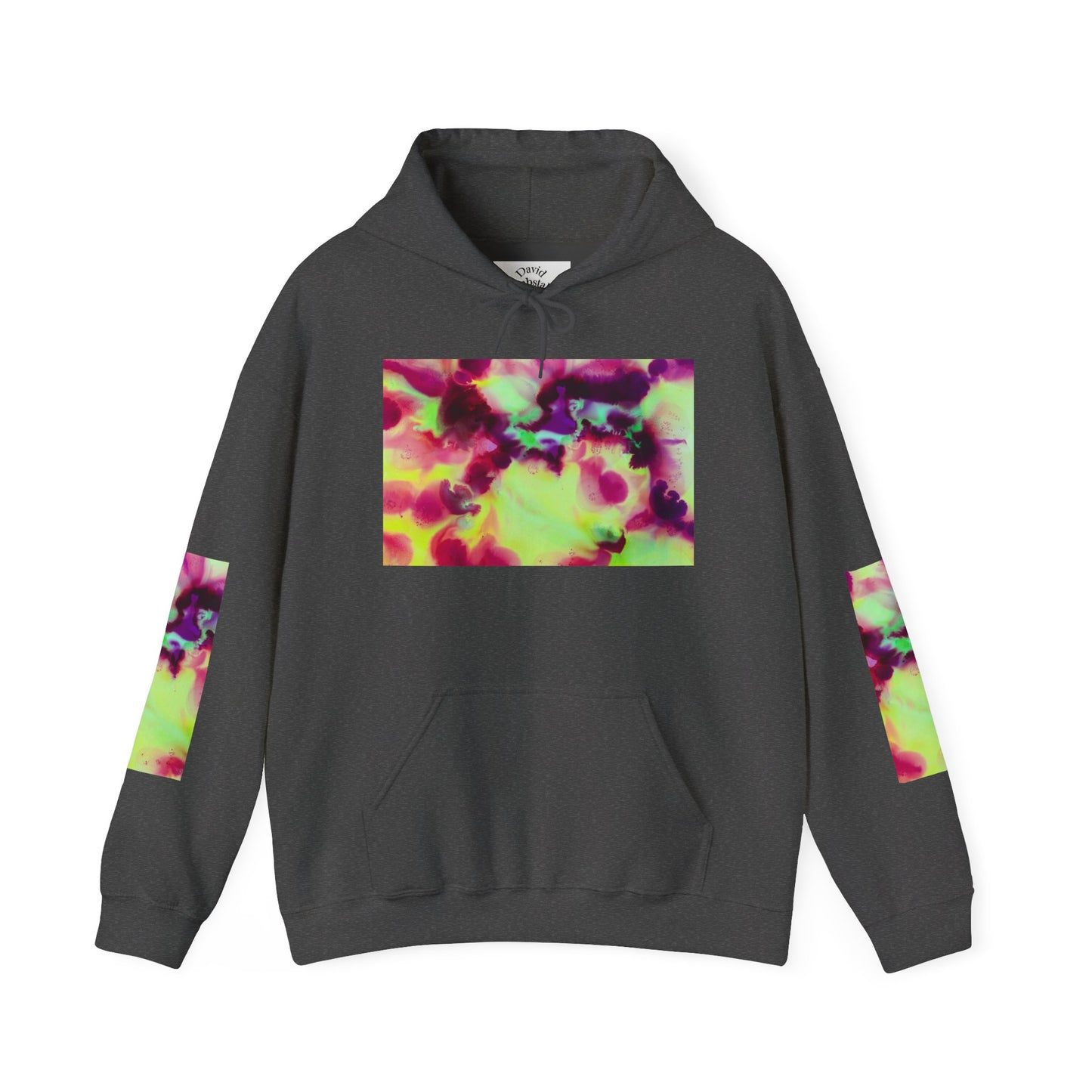 Vibrant Floral Hooded Sweatshirt