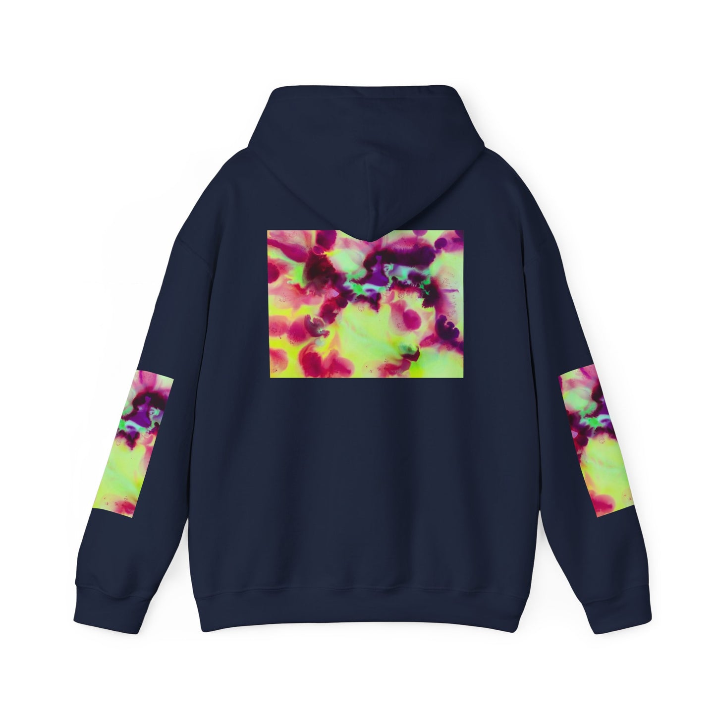 Vibrant Floral Hooded Sweatshirt