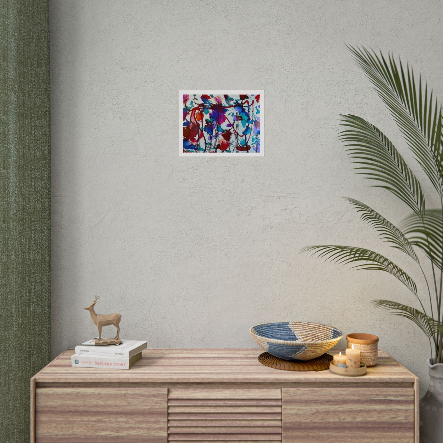 Vibrant Abstract Art Print "In Bloom"