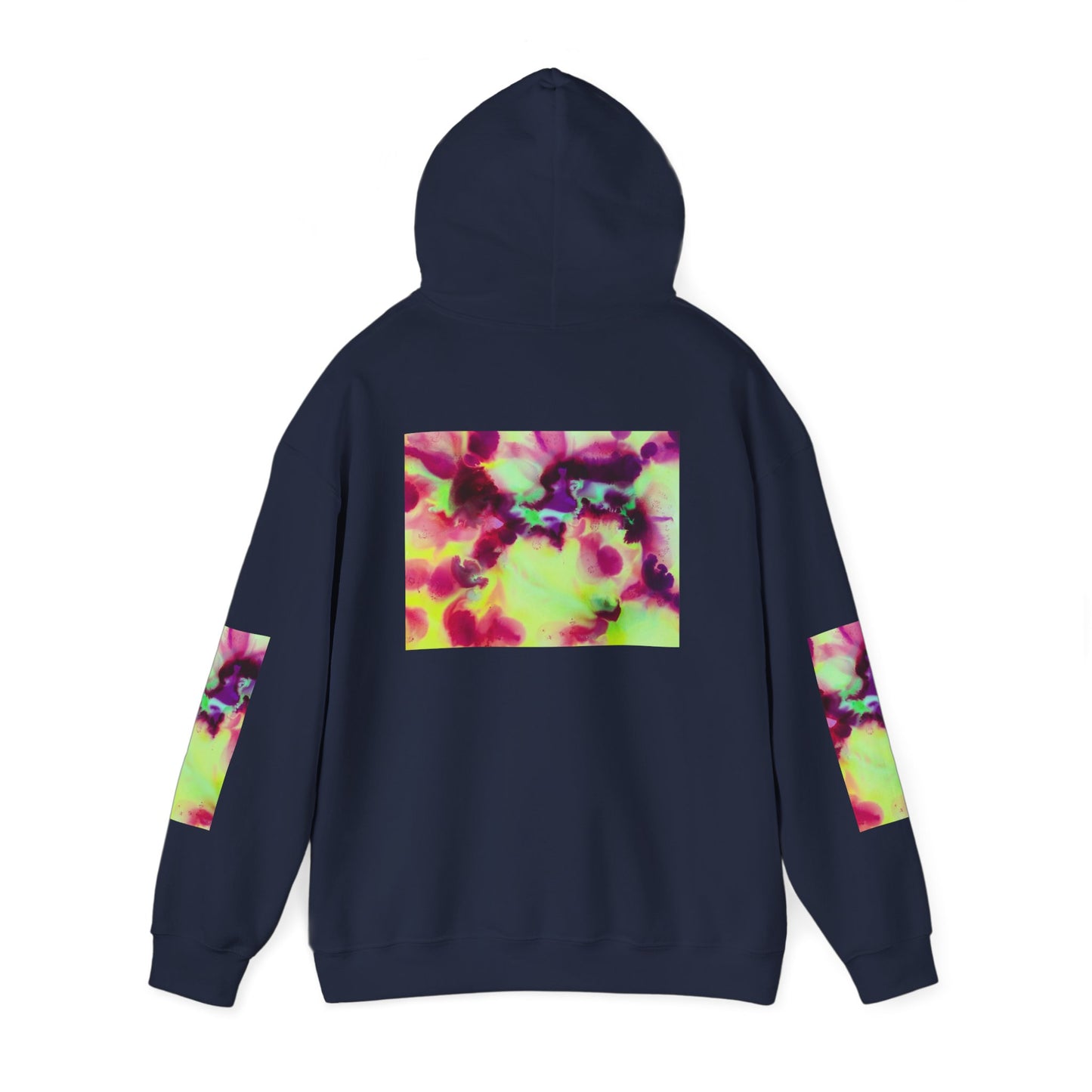 Vibrant Floral Hooded Sweatshirt