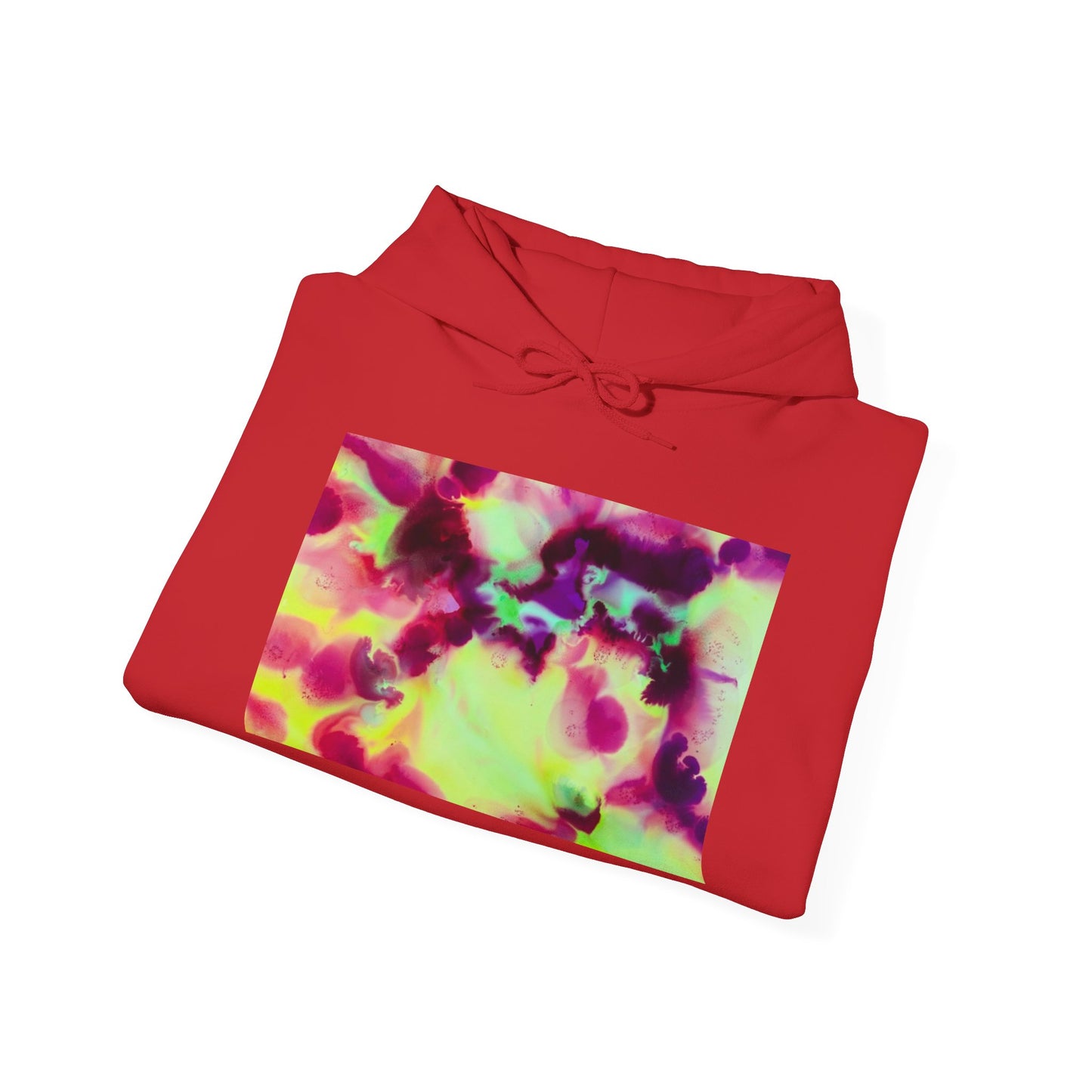 Vibrant Floral Hooded Sweatshirt