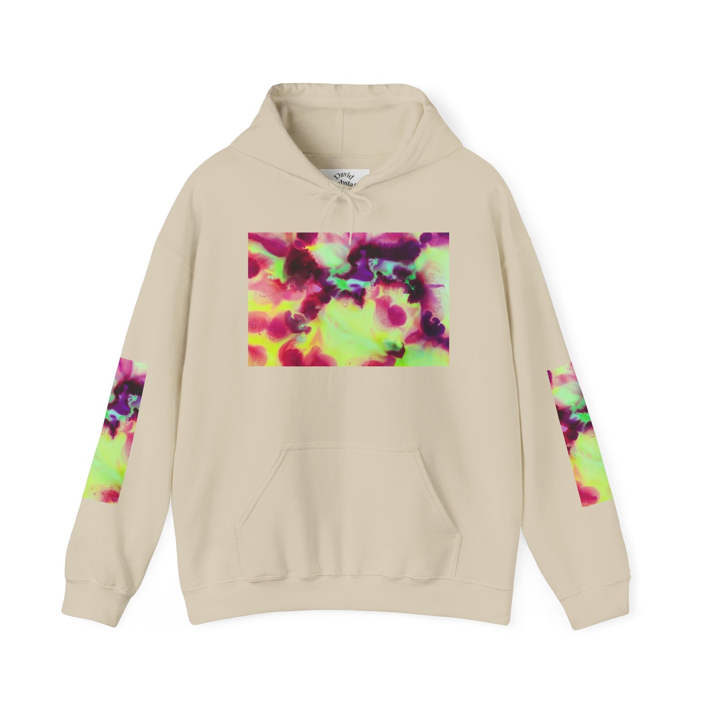 Vibrant Floral Hooded Sweatshirt