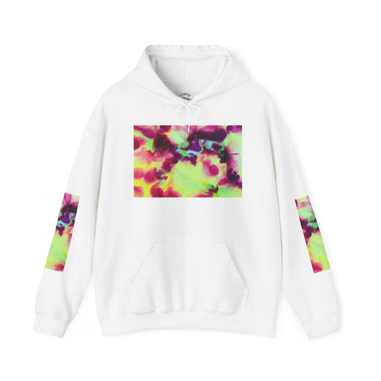 Vibrant Floral Hooded Sweatshirt