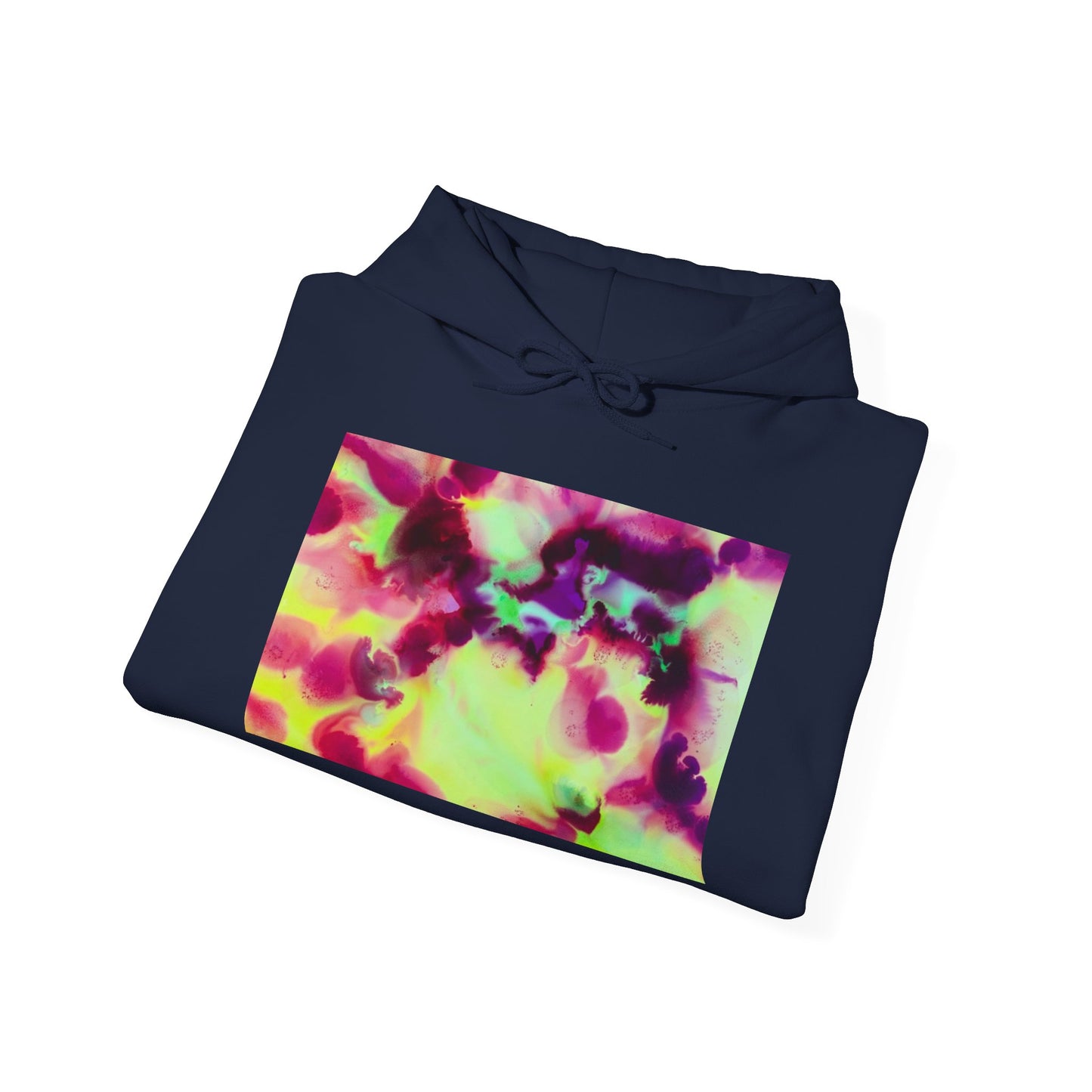 Vibrant Floral Hooded Sweatshirt