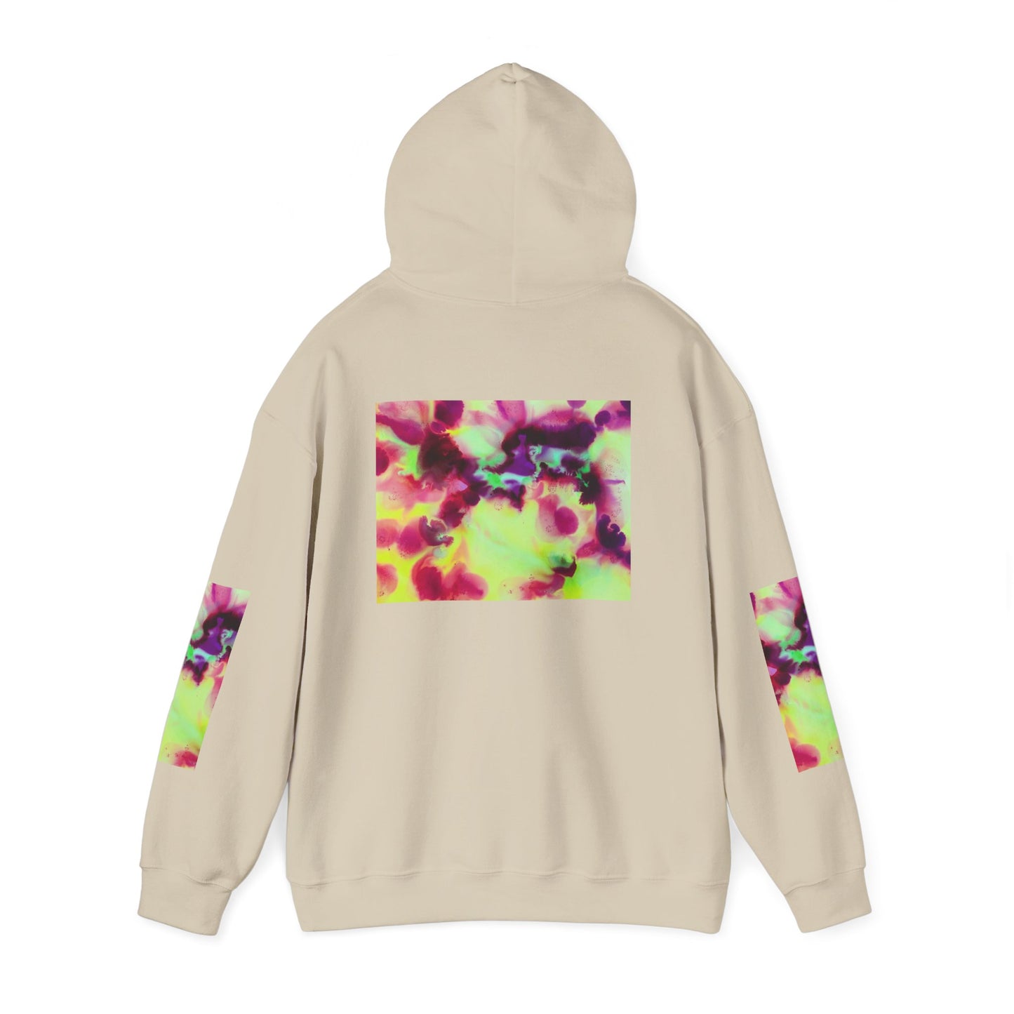 Vibrant Floral Hooded Sweatshirt