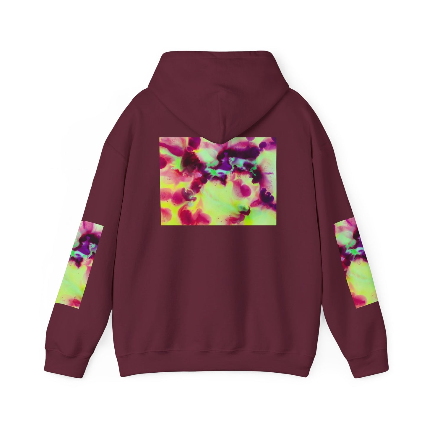 Vibrant Floral Hooded Sweatshirt