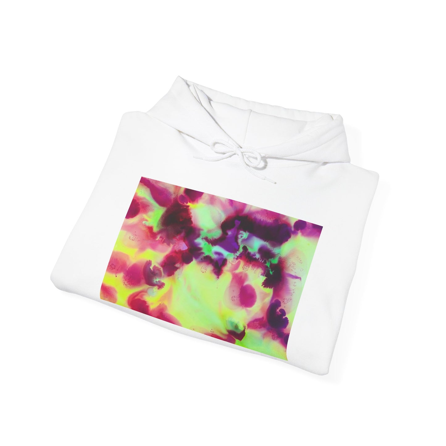 Vibrant Floral Hooded Sweatshirt